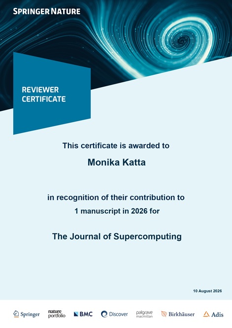Reviewer Certificate 10 August 2026